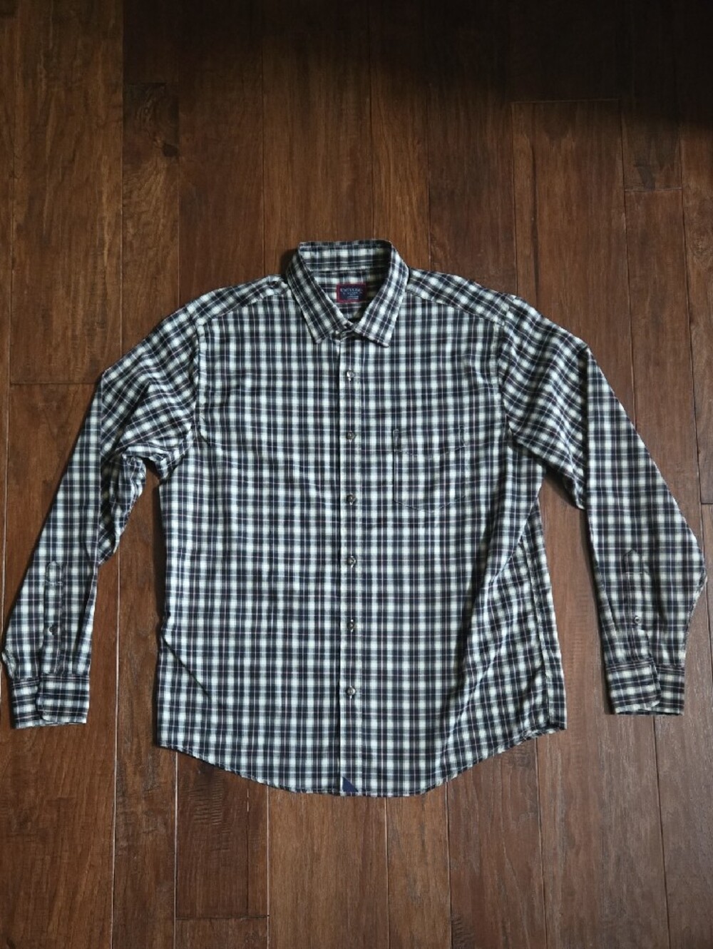 UNTUCKit Men's Button-Down Plaid & Solid Shirt Bundle - Blue, Brown, Black, Pink - Picture 6 of 9